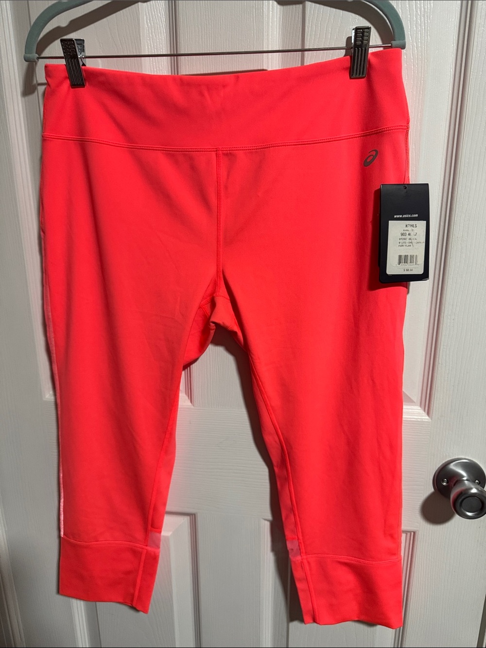 ASICS Neon Coral Capris Leggings